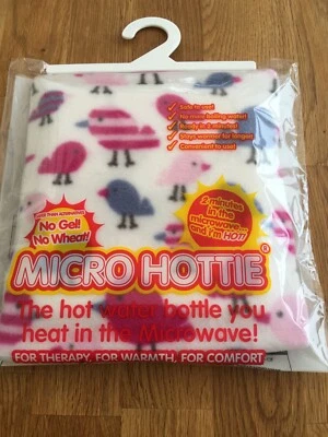 Hotties Chicks Fleece Microwavable Heat Pad Hot Water Bottle Micro Hottie