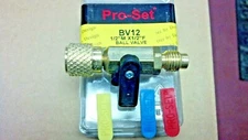CPS PRODUCTS, RI34A, BALL VALVE, BV12, 1/2" ACME, RI34A, 3 COLOR HANDLE INSERTS