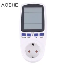 Digital Watt-Mete electric power watt meter energy voltage EU plug electronic