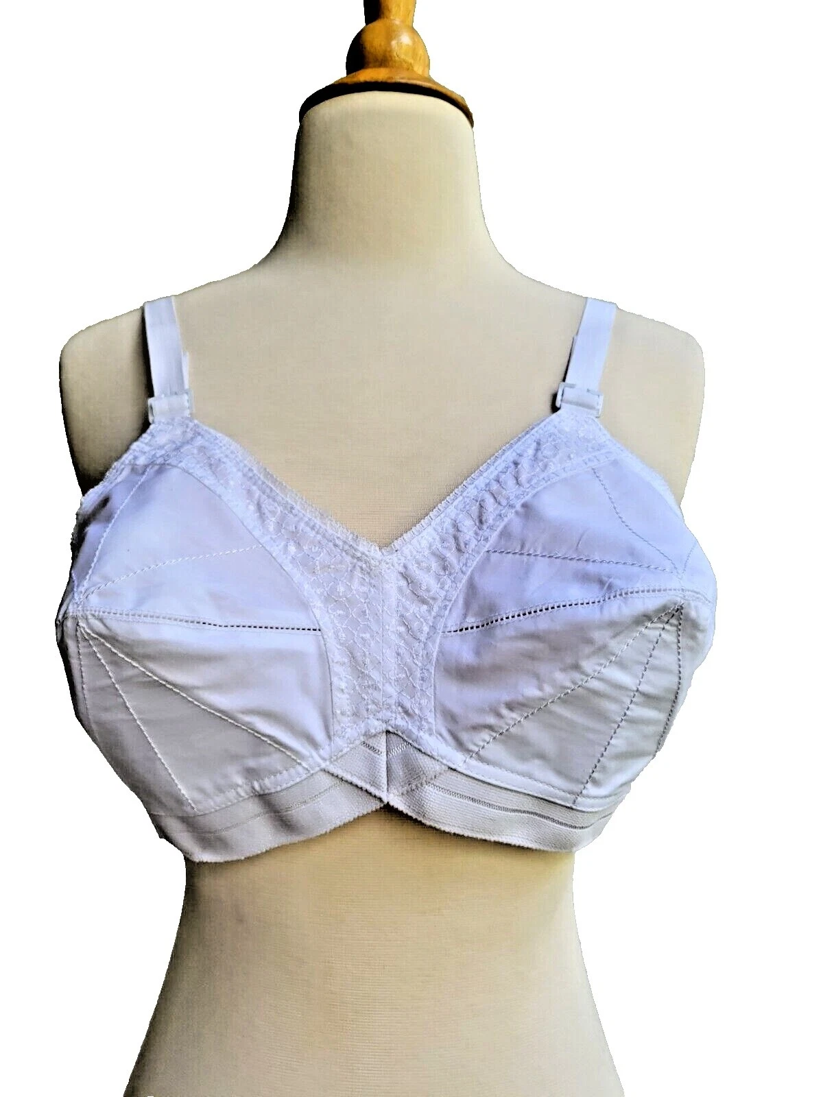 Cotton White Vintage Bras for Women