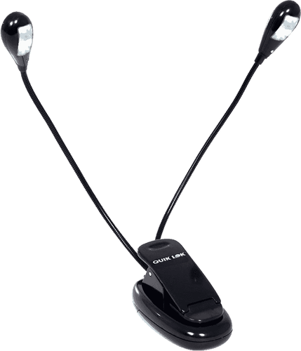 LAMPE PUPITRE FLEXIBLE A CLIPSER 2 BRAS 4 LEDS QUIKLOK MS22 LED - 第 1/4 張圖片