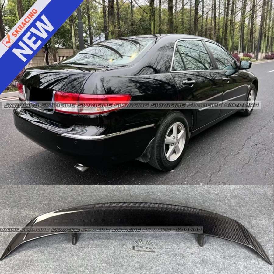 For Honda Accord 7th 200307 Sedan Carbon Fiber Rear Trunk Lid Spoiler