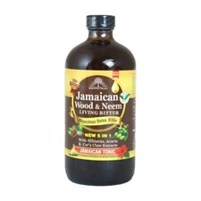 Organic JAMAICAN WOOD & NEEM Detox Living Bitter African Bitters - 16 oz