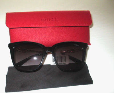 NWT Guess GU7886-44F-53 Sunglasses NWT Guess GU7886 Sunglasses Shiny Black Gradient Smoke 53mm  main image 2