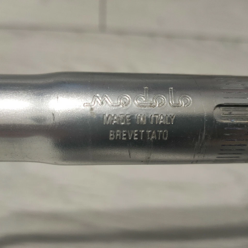 Vintage Modolo Race Bicycle Handlebar Drop Bar 26 mm Clamp Road Bike Parts - Image 2 of 4