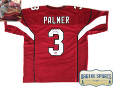 Carson Palmer Autographed/Signed Arizona Red Custom Football Jersey