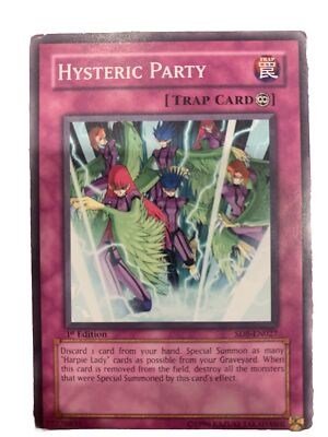 mint condition yugioh cards 200 Card LOT! Condition! Includes all Martinique Fiend/Effect Hysteric Party SD8-EN027 First Edition