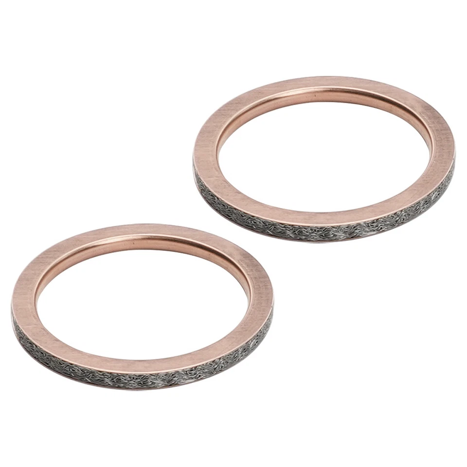 4PC Exhaust Pipe Gasket Yamaha YZF-R1/R1S/R1M 15-21 FZ10 17-18 MT-10 18-21 — 第 4/4 张图片