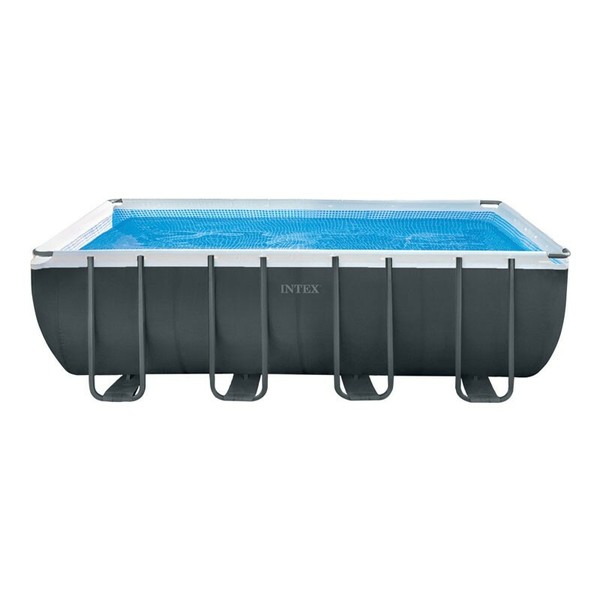 INTEX Juego Completo Ultra XTR Frame Pool 549x274x132cm con Sistema de Filtro de Arena Piscina