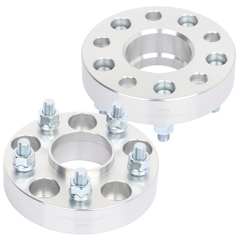 2Pcs 1.25" 5x4.5 Hub Centric Wheel Spacers 12x1.5 For 2019-2021 Honda Insight - Image 4 of 4