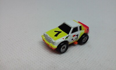 Vtg Micro Machines Pontiac Grand Prix Stock Car White 1 1/4 Race Car Galoob 1987