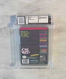 Cool World Nintendo NES 9.4 A WATA Grated CGC VGA cross Rated Sealed New Sega