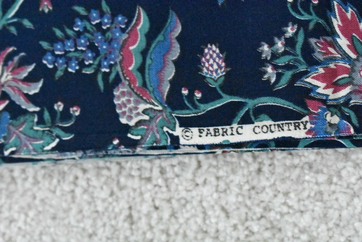 vintage USA fablic ラグ Vintage Animals Fabric 0.5M X 1.48M Cotton Style Kitsch