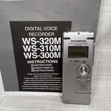 Olympus WS-300M Digital Voice Recorder Mp3 Player w/ USB Connector Manual Works 