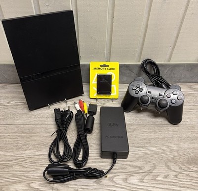 PS 2 Konsole slim (PlayStation) SCPH- 70004 Controller, Kabel, Memory Card