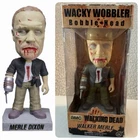 The Walking Dead 7” Wacky Wobbler Zombie Bobble Head Walker Merle Dixon. FUNKO