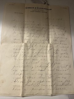 1906 Handwritten Love Letter Man To Woman Very Needy Love Bombing Desperate