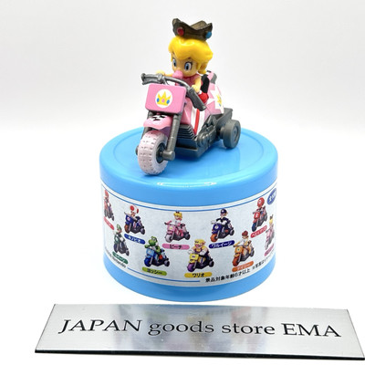 Baby Peach Mario Kart Wii Pullback Bike Figure Suntory 2008 From