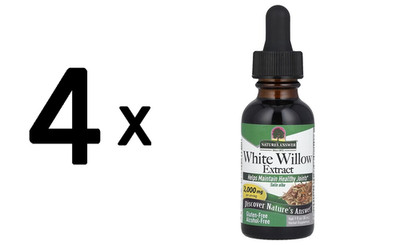 4 x Natures Answer White Willow Extract - 30 ml. (399,92 EUR/L)