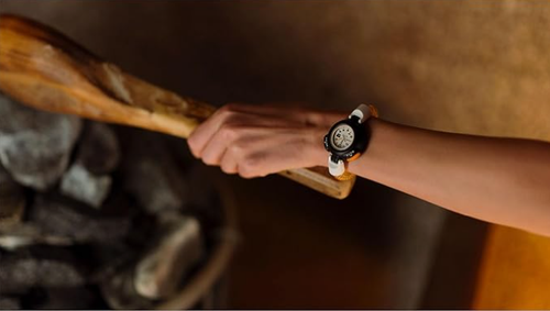 CASIO Sauna Watch SAN-100H-7BJR White Japan JDM Analog Digital 100°C Sauna OK - Picture 4 of 7