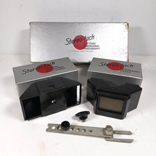 Stereo-Tach for Third Dimensional Photography Model D No. 101 Vintage 1940s