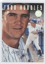 1996 Leaf Studio Silver Press Proof /100 Todd Hundley #100 0q3