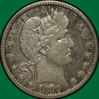 1909-S Barber Quarter Choice Extremely Fine XF+ Coin #29914