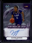 2025 Panini ZaKiyah Johnson Base Autographs (Raw)