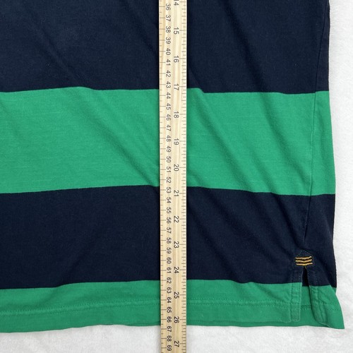 LANSDOWNE Ireland Poloshirt Herren Large Kurzarm Rugby gestreift marine grün - Bild 22 von 23