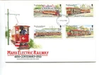Isle of Man 1993 Manx Electric Railway Centenary FDC cancelled Ramsey