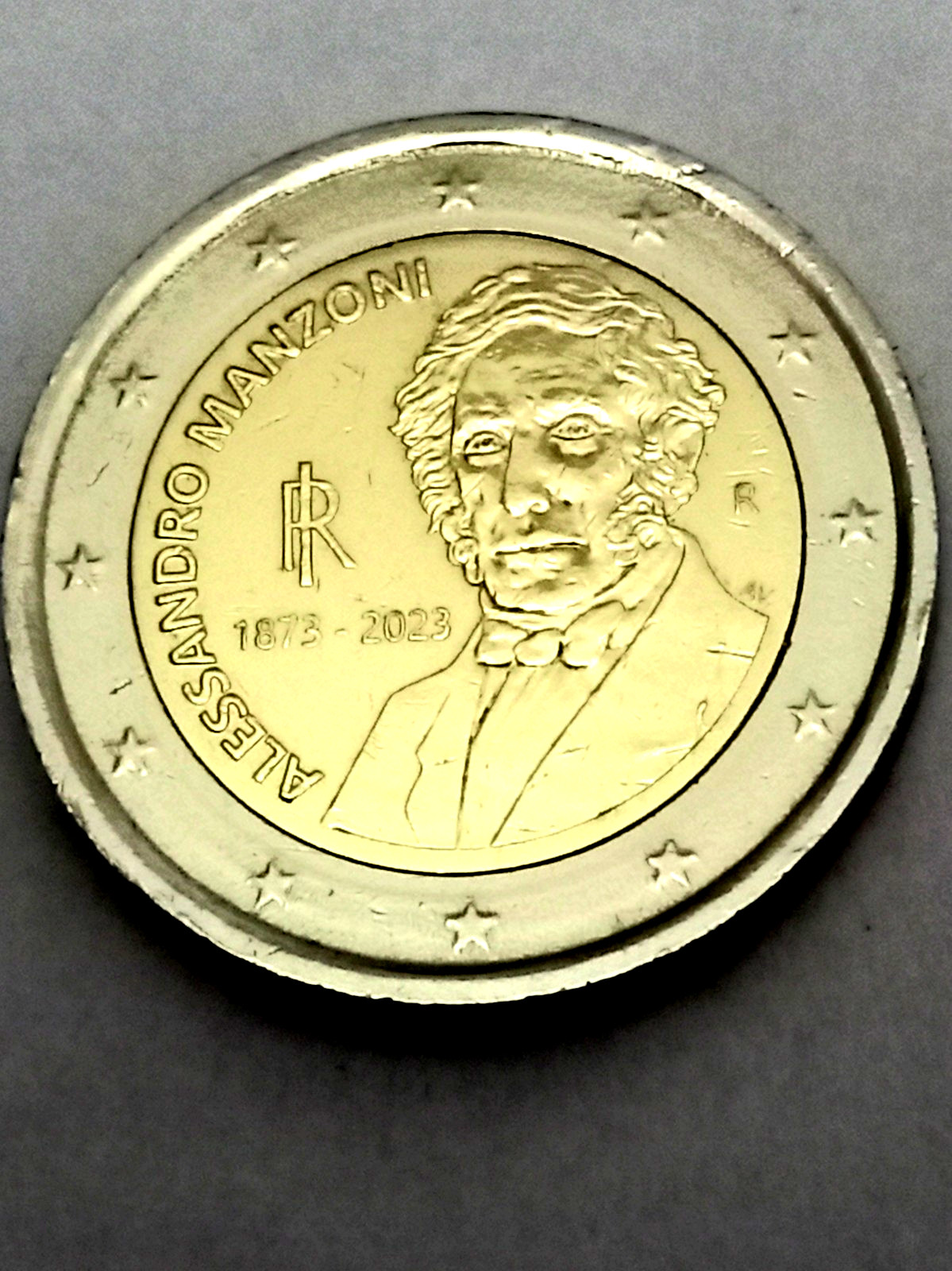 2 Euros Alessandro MANZONI 1873-2023 ITALIE Légende République ITALIE.