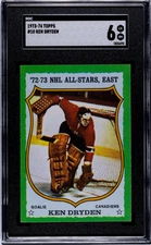 1973-74 Topps #10 Ken Dryden SGC 6