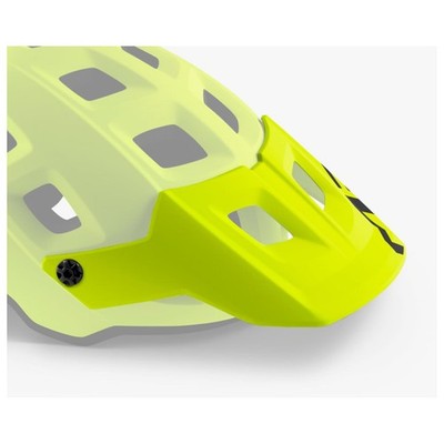 MET Terranova Visier UN Lime Green Matt Fahrradhelm Ersatzschirm MTB Trail Rad
