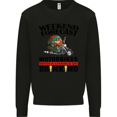 Wochenende Forecast Motorräder Herren Sweatshirt Pulli
