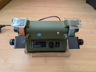 Proxxon SP/E Bench Grinder 100W 230V Variable Speed Green/Black