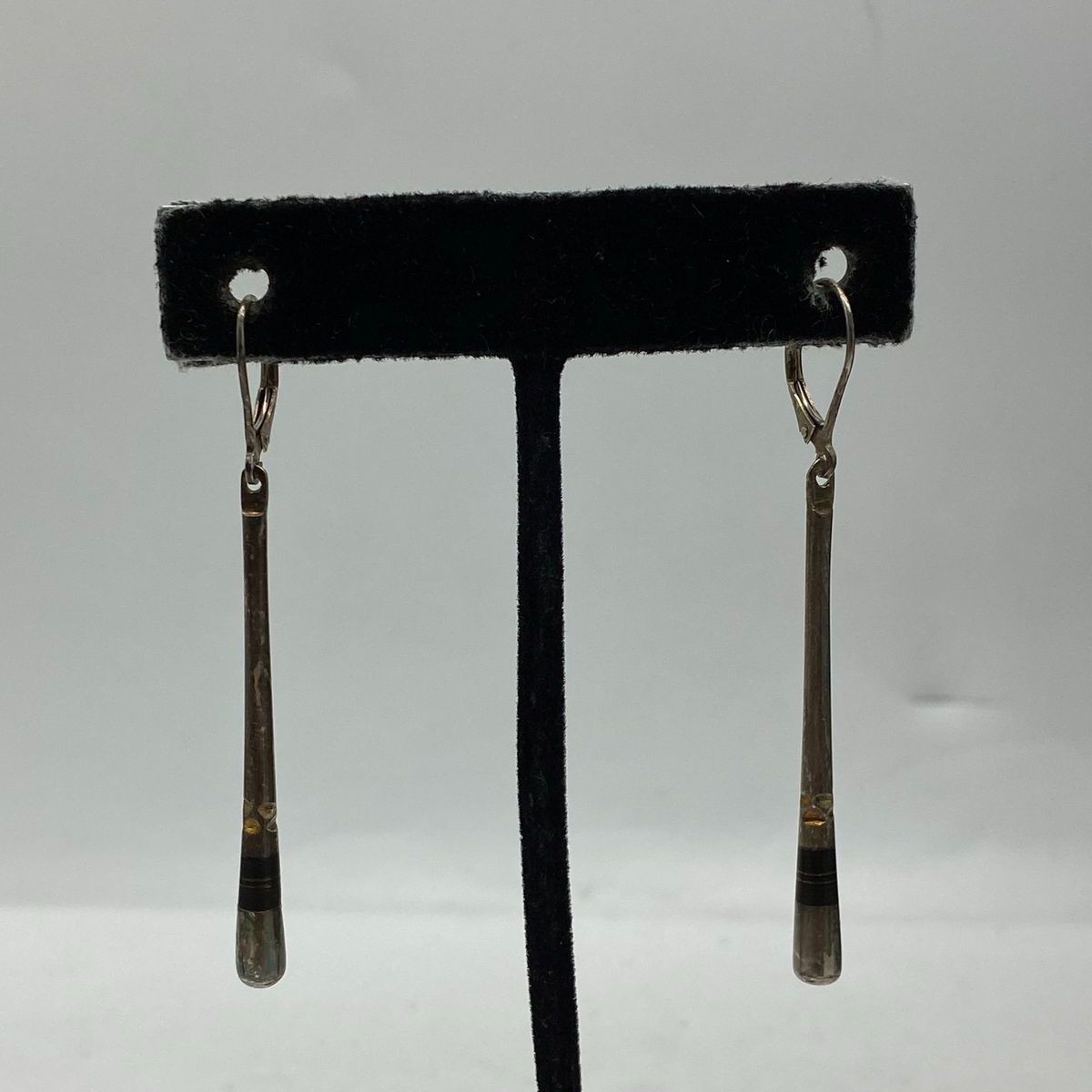 Sterling Silver Dangle Earring Bundle 2pcs 10.4g - image 2