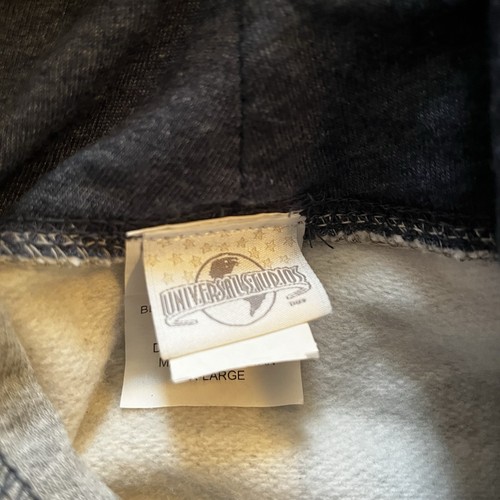 Universal Studios Hollywood Hoodie Men’s XL Gray/Navy Pullover Pockets Resort - Picture 6 of 7