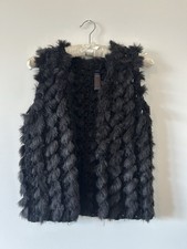 Accessorize faux fur gilet size S