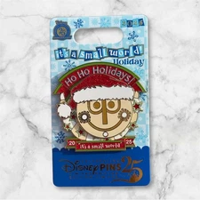 Disney Small Release Small World Clock Pin Disneyland