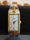 Vintage Seiko Women's Two-tone Tank Watch