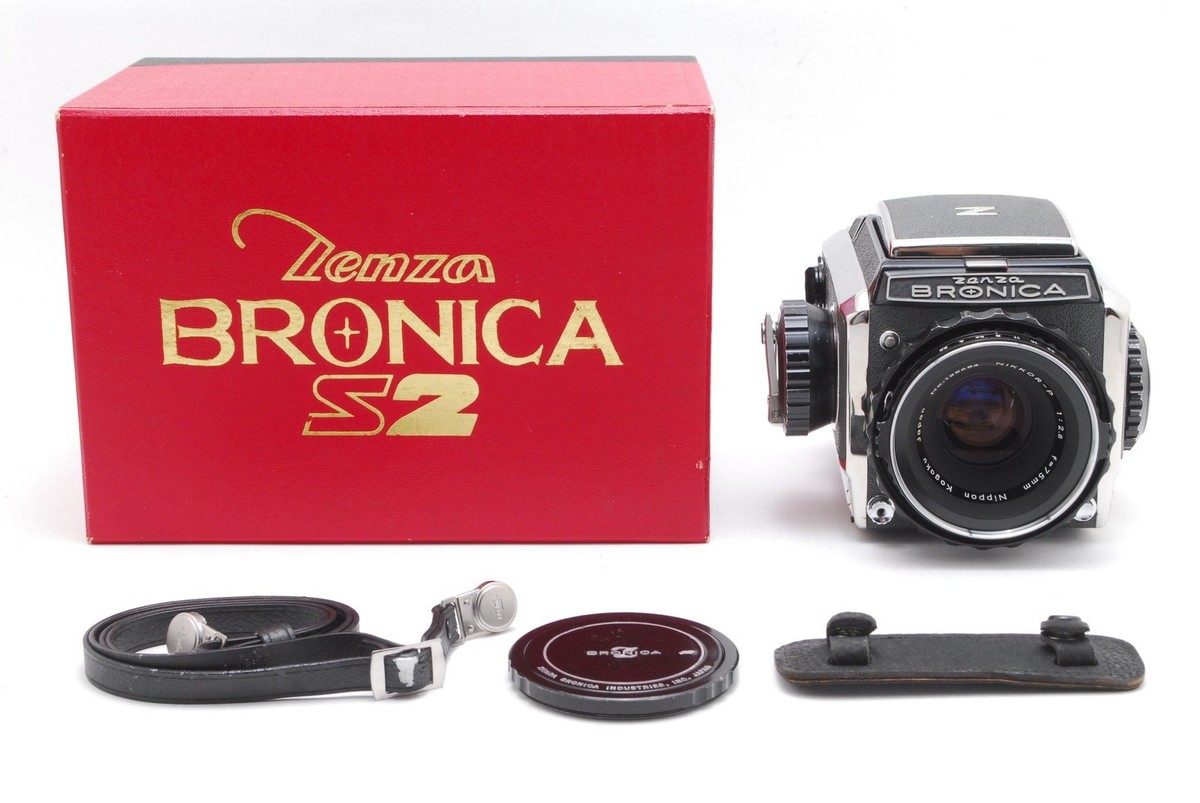 Zenza Bronica S2 後期 + NIKKOR-P 75mm F2.8 MINT+++++] ZENZA BRONICA S2A S2 Late Model + Nikkor P 75mm