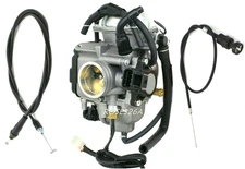 Carburetor with Throttle & Choke Cable For Honda Foreman 500 TRX500 Rubicon 500