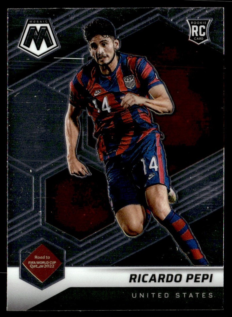 2021 Panini Mosaic Road to FIFA World Cup Ricardo Pepi Rookie USA #99