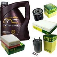 Inspektionspaket 5L Mannol Extreme 5W-40 FüR Renault ScéNic III 1.5 Dci Grand
