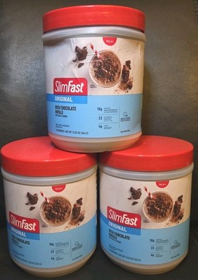 SlimFast 3pk Chocolate Royale Meal Replacement Shake 14 Servs/12.83oz Ea*03/2027