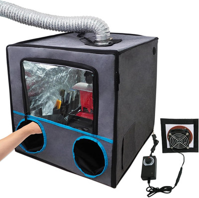 Resin 3D Printer Enclosure with Ventilation Fan+ Speed Controller+ Flexible Vent