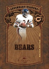 2005 Donruss Classics #L-28 Walter Payton Legendary Players Silver #/500
