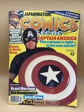 Japanimation Comics Scene Magazine Issue #12 K47269 Captain America Cover 1990
