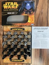 2005 Star Wars Saga Edition Chess Set - Parker Brothers Hasbro 42453