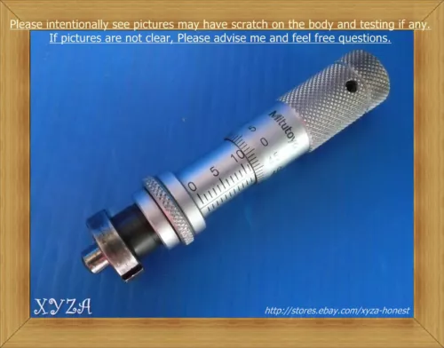Mitutoyo 148-8xx , 3 units of Micrometer Head 0-10mm.as photos, made in Japan.